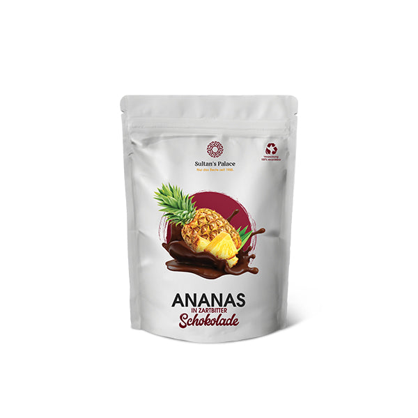 Ananas in Zartbitter Schokolade