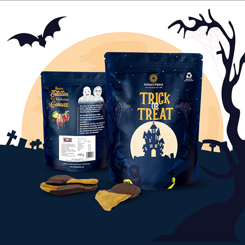 Schoko-Mango-Halloween-Edition-Packungen