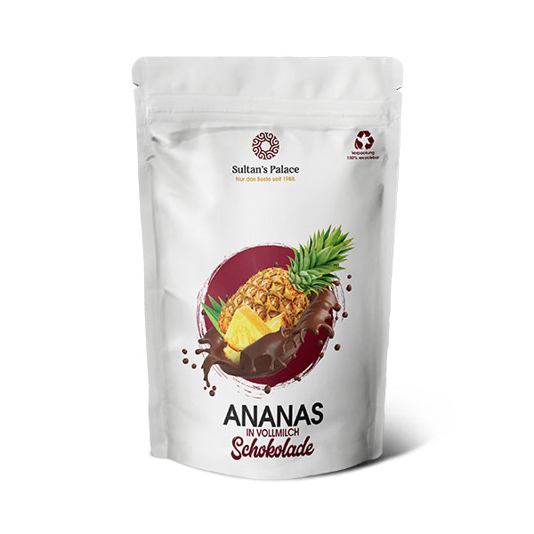 Ananas in Vollmilch Schokolade