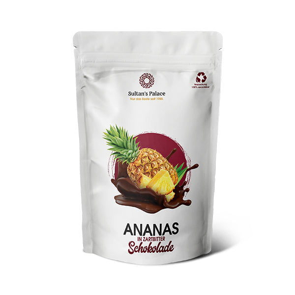 Ananas in Zartbitter Schokolade