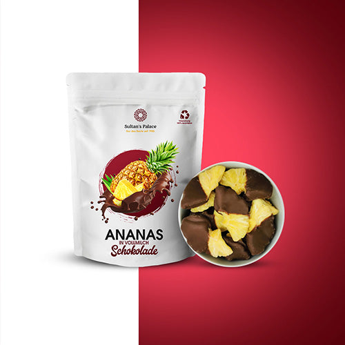 Ananas-in-Vollmilch-Schokolade