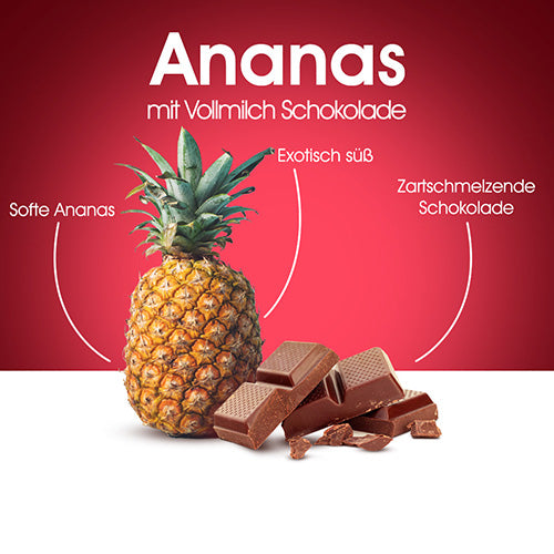 Ananas-in-Vollmilch-Schokolade