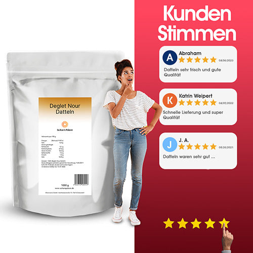 Deglet-Nour-Datteln-Rezensionen