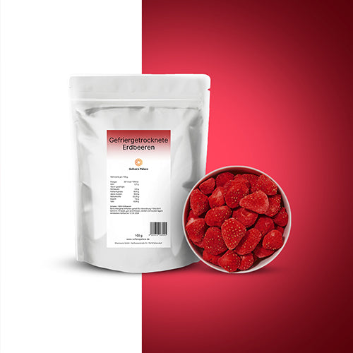 Gefriergetrocknete-Erdbeeren