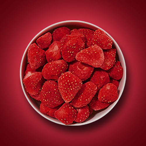 Gefriergetrocknete-Erdbeeren