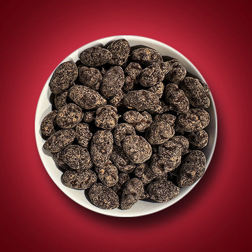 Schoko-Mandeln-Zartbitter-Schale