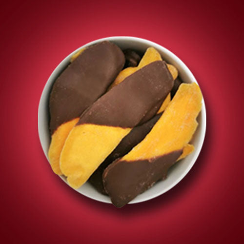 Mango-in-Vollmilch-Schokolade