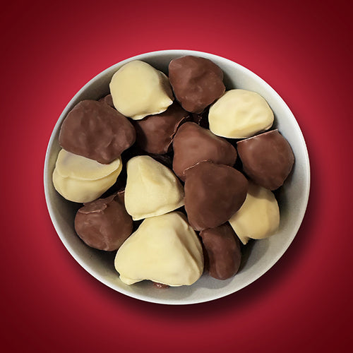 Patisserie-Schoko-Erdbeeren-Schale