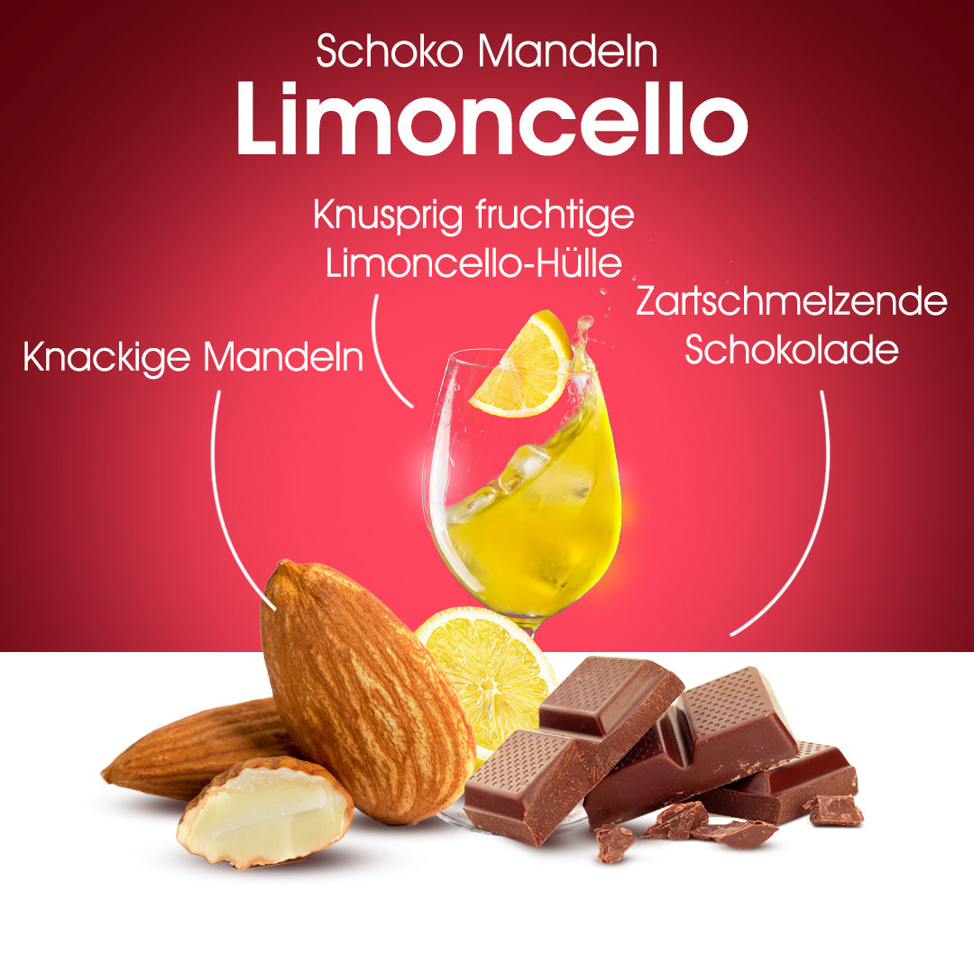 Schoko-Mandeln-Limoncello-Zutaten