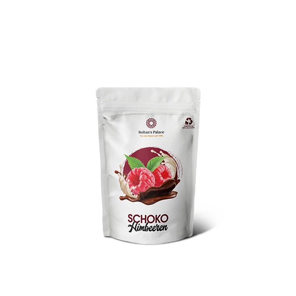 Schoko Himbeeren