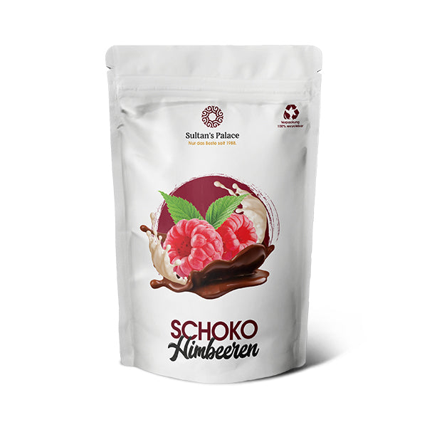 Schoko Himbeeren